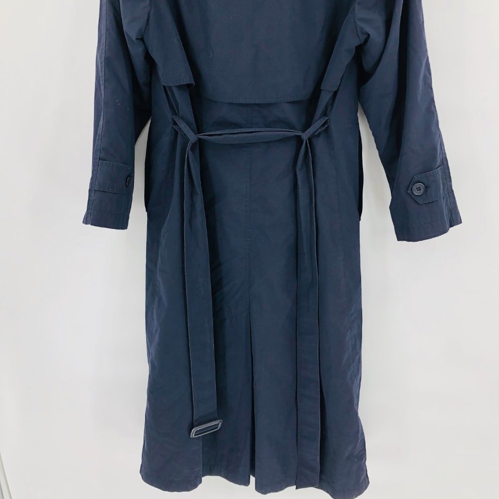 London Fog Petite Button Down Trench Coat - Picture 7 of 13